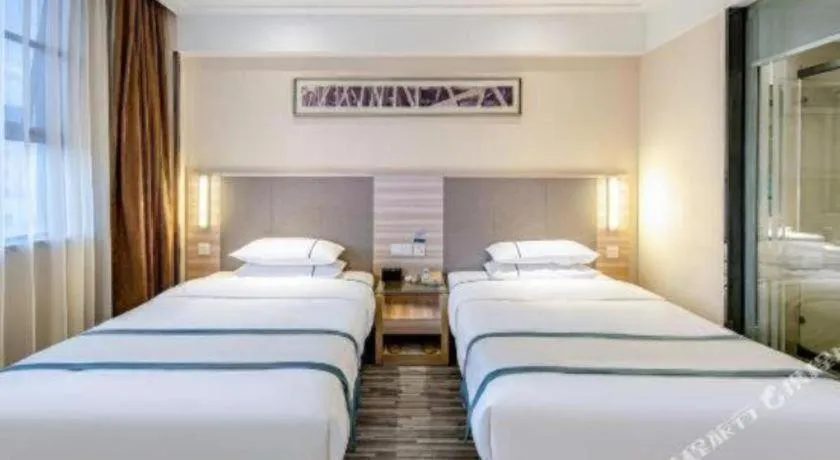 Bed in City Comfort Inn Nanning Chaoyang Square Zhongshan Road Food Street