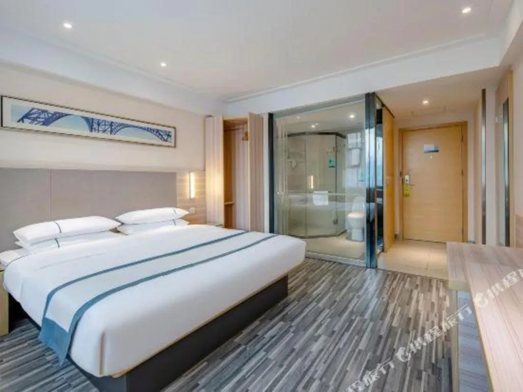 Bed in City Comfort Inn Nanning Chaoyang Square Zhongshan Road Food Street