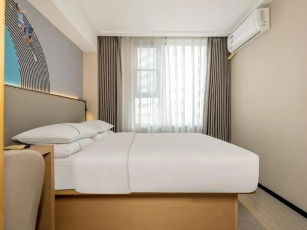 Bed in City Comfort Inn Nanning Chaoyang Square Zhongshan Road Food Street