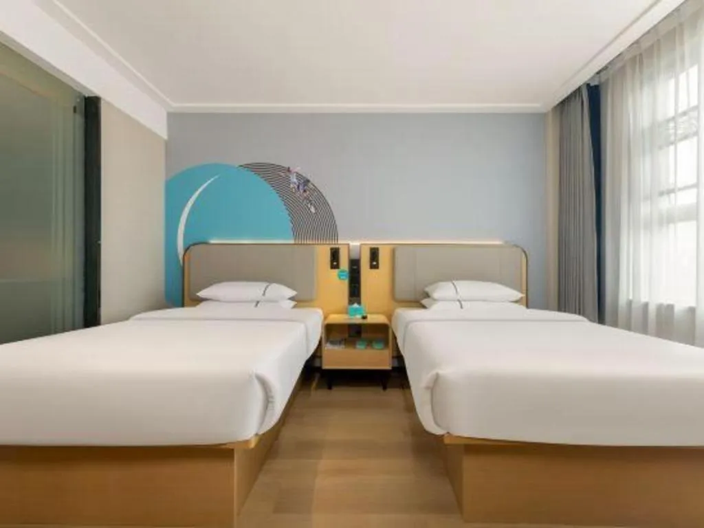 Bed in City Comfort Inn Nanning Chaoyang Square Zhongshan Road Food Street