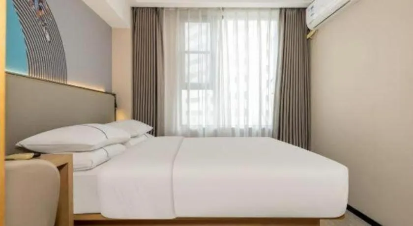 Bed in City Comfort Inn Nanning Chaoyang Square Zhongshan Road Food Street