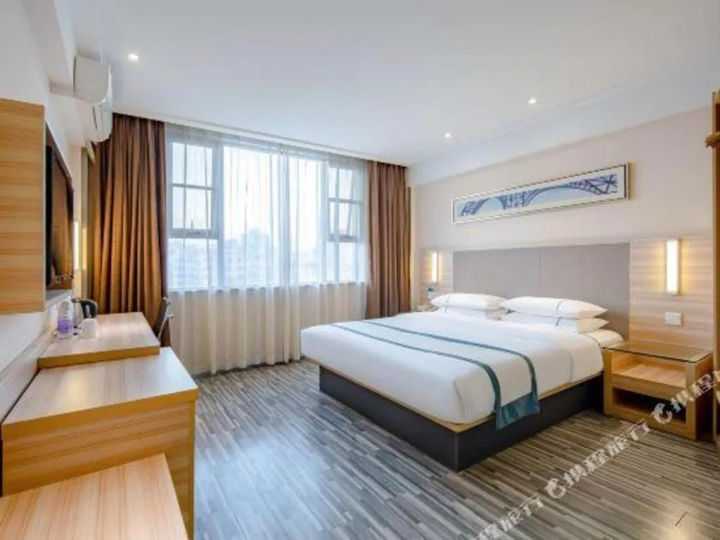 Bed in City Comfort Inn Nanning Chaoyang Square Zhongshan Road Food Street