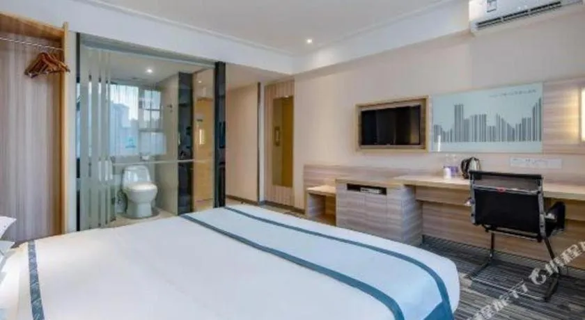 Bed in City Comfort Inn Nanning Chaoyang Square Zhongshan Road Food Street