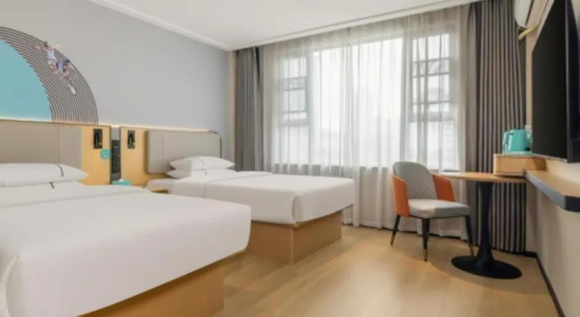 Bed in City Comfort Inn Nanning Chaoyang Square Zhongshan Road Food Street