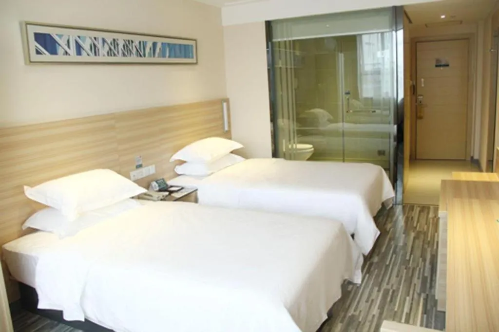 Bed in City Comfort Inn Xianning Chongyang Taoxi Avenue
