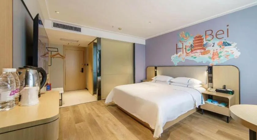Bed in City Comfort Inn Xianning Chongyang Taoxi Avenue
