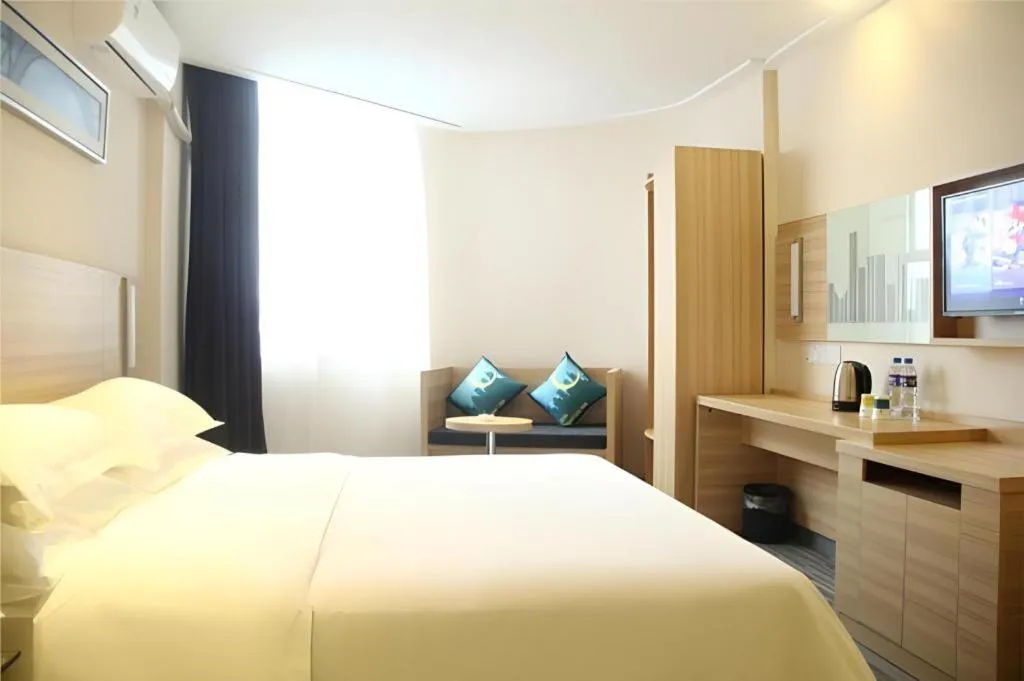 Bed in City Comfort Inn Xianning Chongyang Taoxi Avenue