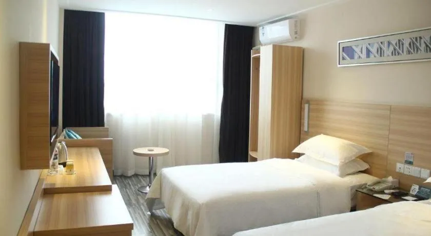 Bed in City Comfort Inn Xianning Chongyang Taoxi Avenue
