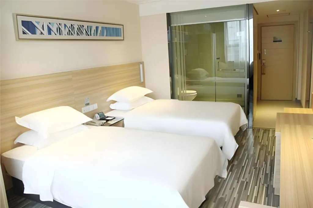 Bed in City Comfort Inn Xianning Chongyang Taoxi Avenue