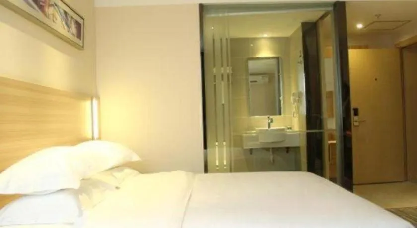 Bed in City Comfort Inn Xianning Chongyang Taoxi Avenue