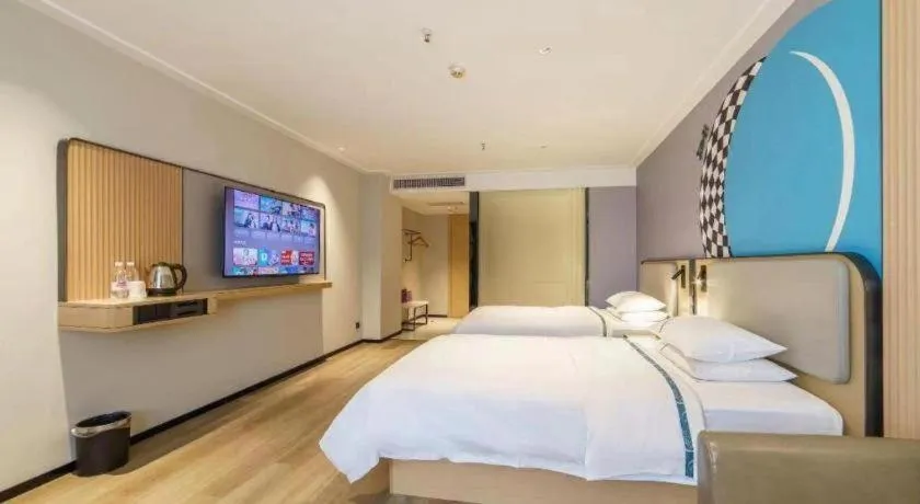 Bed in City Comfort Inn Xianning Chongyang Taoxi Avenue