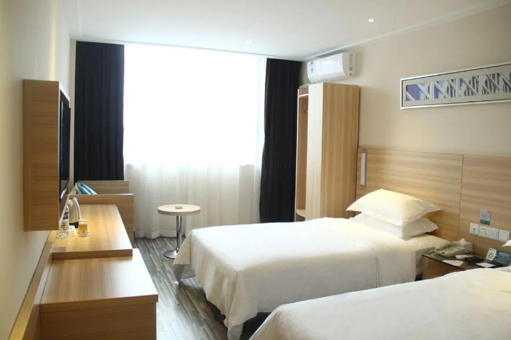 Bed in City Comfort Inn Xianning Chongyang Taoxi Avenue