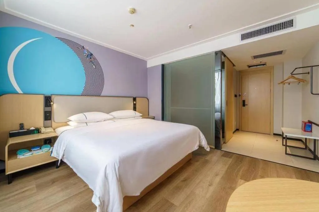 Bed in City Comfort Inn Xianning Chongyang Taoxi Avenue