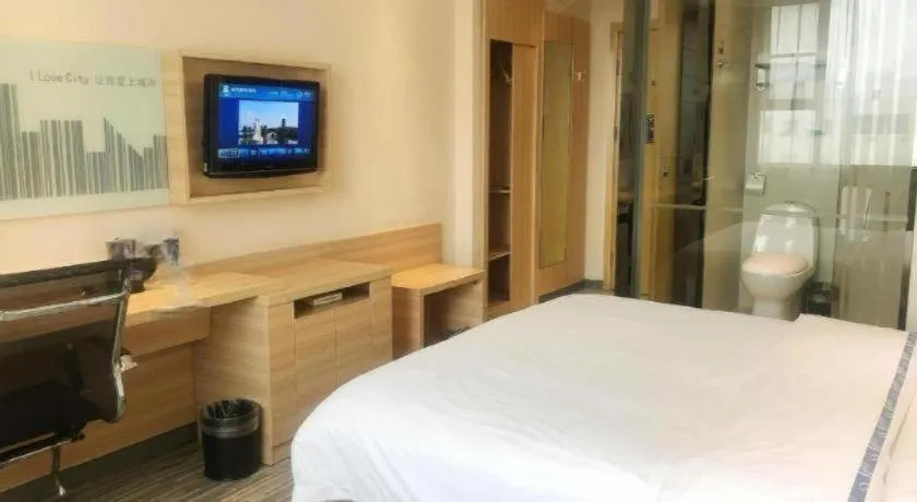 Bed in City Comfort Inn Xianning Chongyang Taoxi Avenue