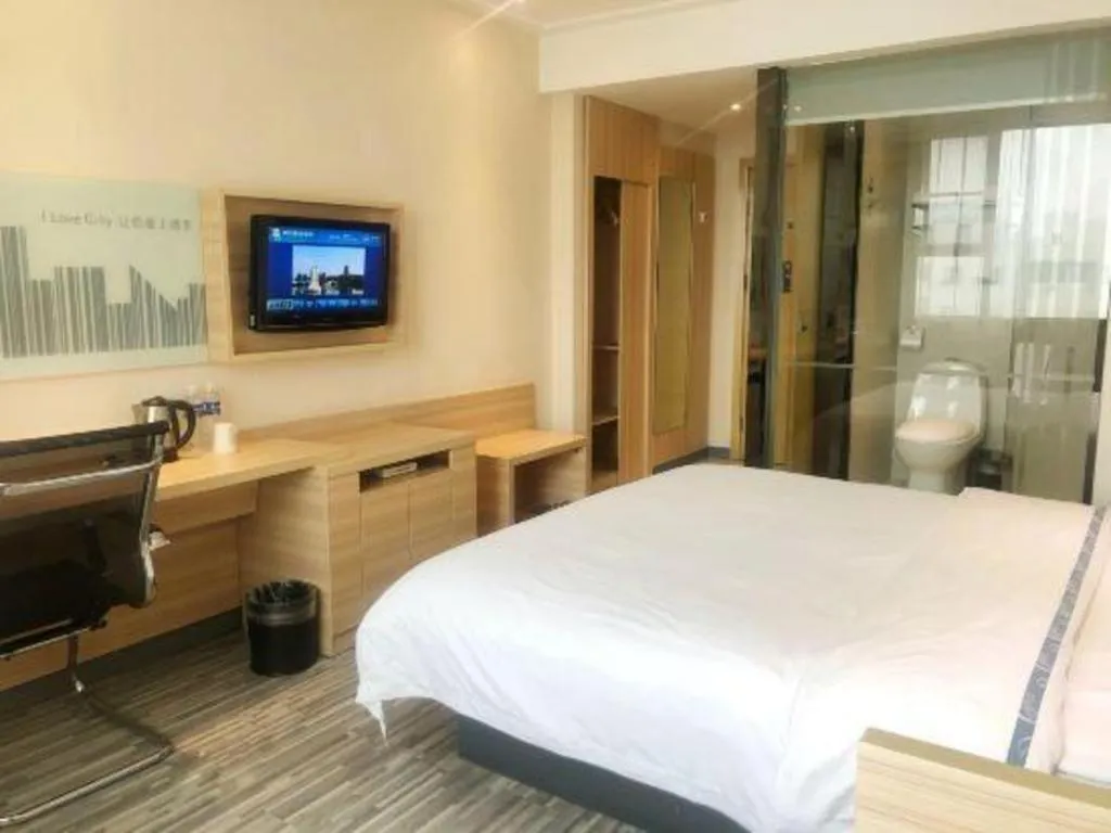 Bed in City Comfort Inn Xianning Chongyang Taoxi Avenue