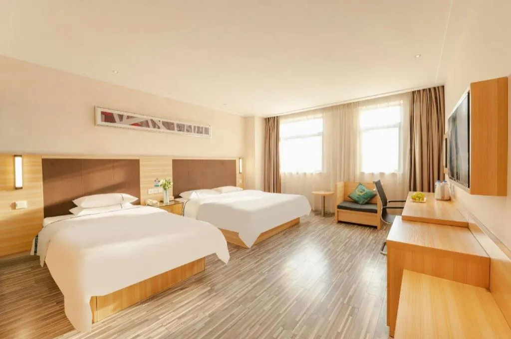 Bed in City Comfort Inn Hefei Shuanggang Fuyang Road