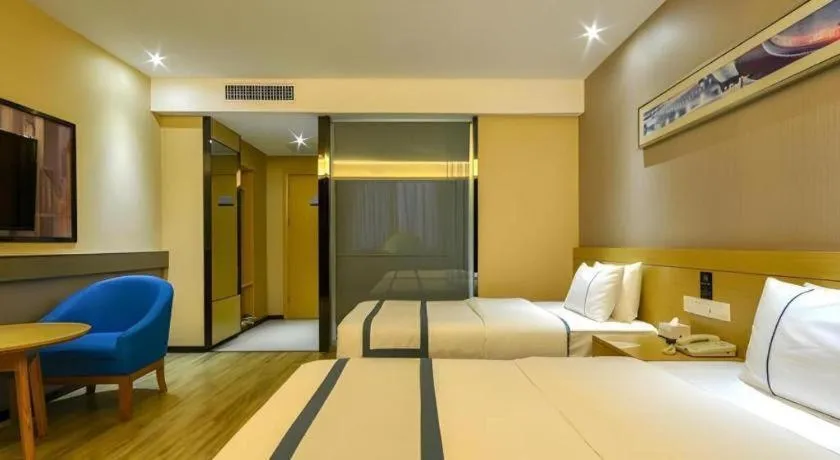 Bed in City Comfort Inn Jingzhou Jianli Jiangcheng Road