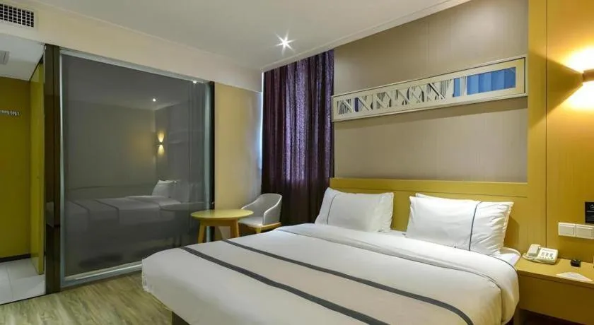 Bed in City Comfort Inn Jingzhou Jianli Jiangcheng Road