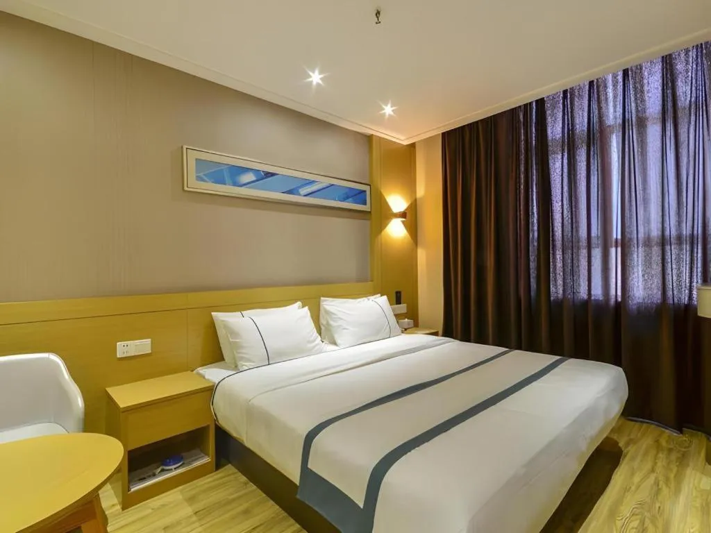 Bed in City Comfort Inn Jingzhou Jianli Jiangcheng Road