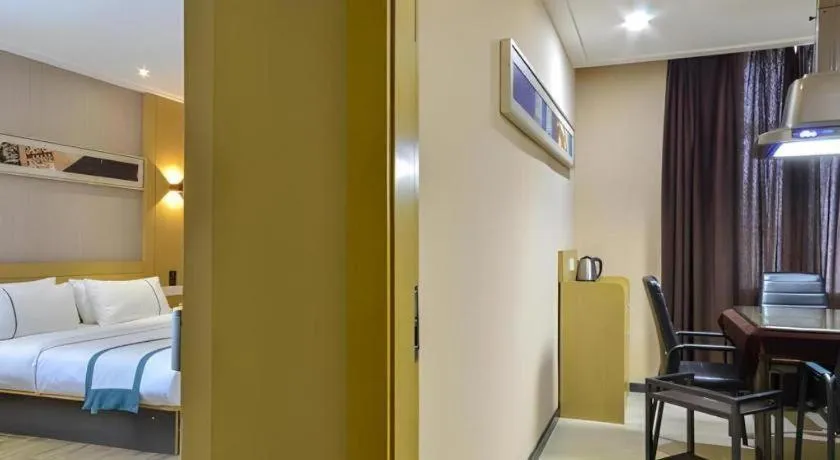 Bed in City Comfort Inn Jingzhou Jianli Jiangcheng Road