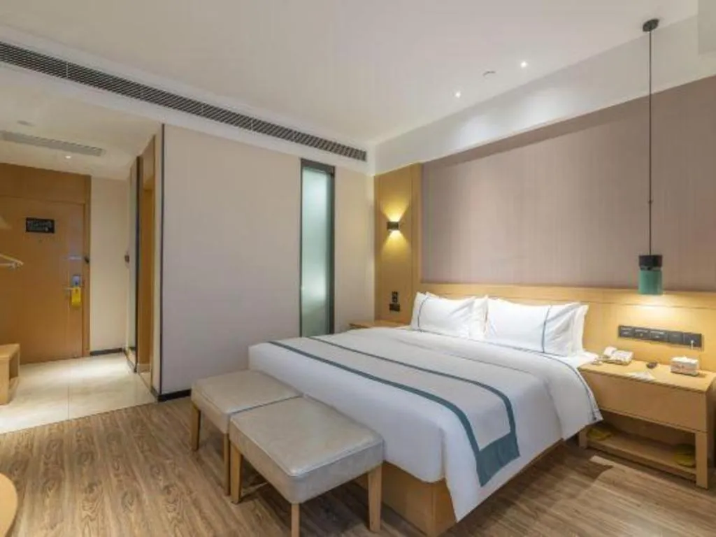 Bed in City Comfort Inn Jinan Railway Station Daming Lake