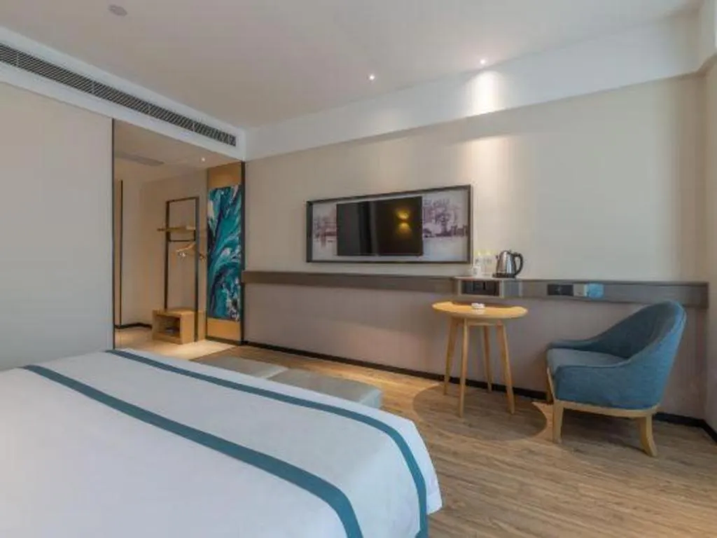 Bed in City Comfort Inn Jinan Railway Station Daming Lake