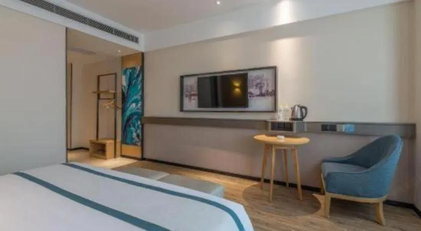 Bed in City Comfort Inn Jinan Railway Station Daming Lake