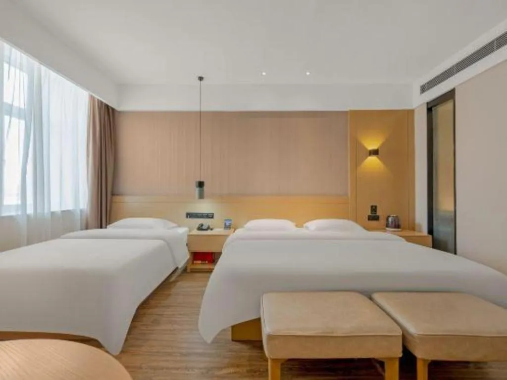 Bed in City Comfort Inn Jinan Railway Station Daming Lake