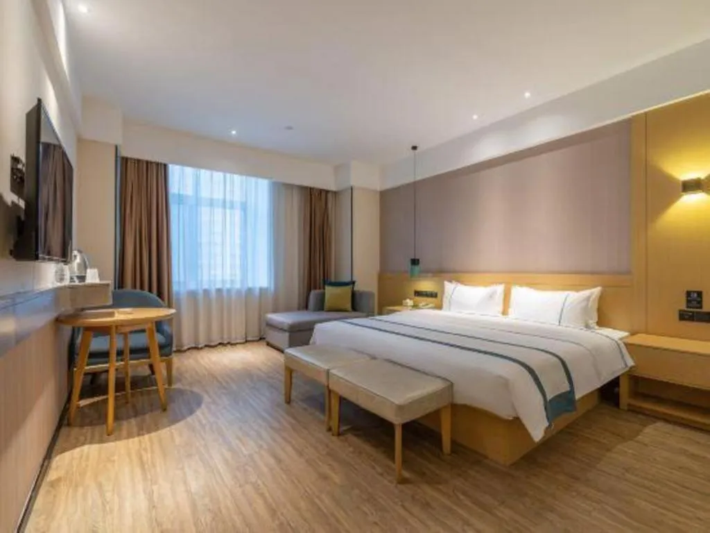 Bed in City Comfort Inn Jinan Railway Station Daming Lake