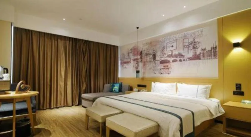 Bed in City Comfort Inn Jinan Railway Station Daming Lake