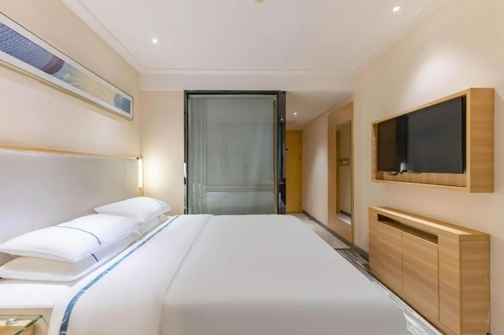 Bed in City Comfort Inn Hefei Anhui Medical University Affiliated Hospital USTC