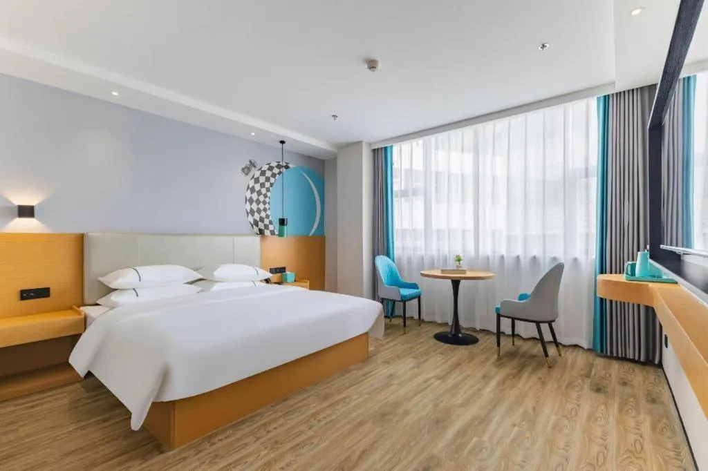 Bed in City Comfort Inn Hefei Anhui Medical University Affiliated Hospital USTC