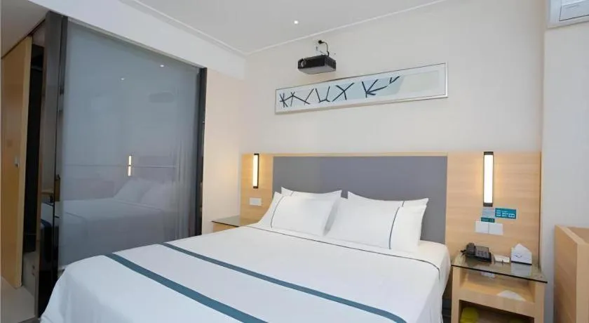 Bed in City Comfort Inn Hefei Anhui Medical University Affiliated Hospital USTC