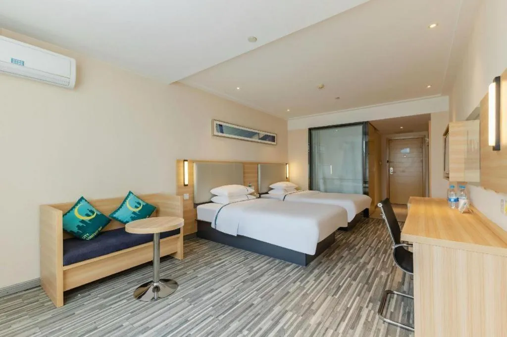 Bed in City Comfort Inn Hefei Anhui Medical University Affiliated Hospital USTC