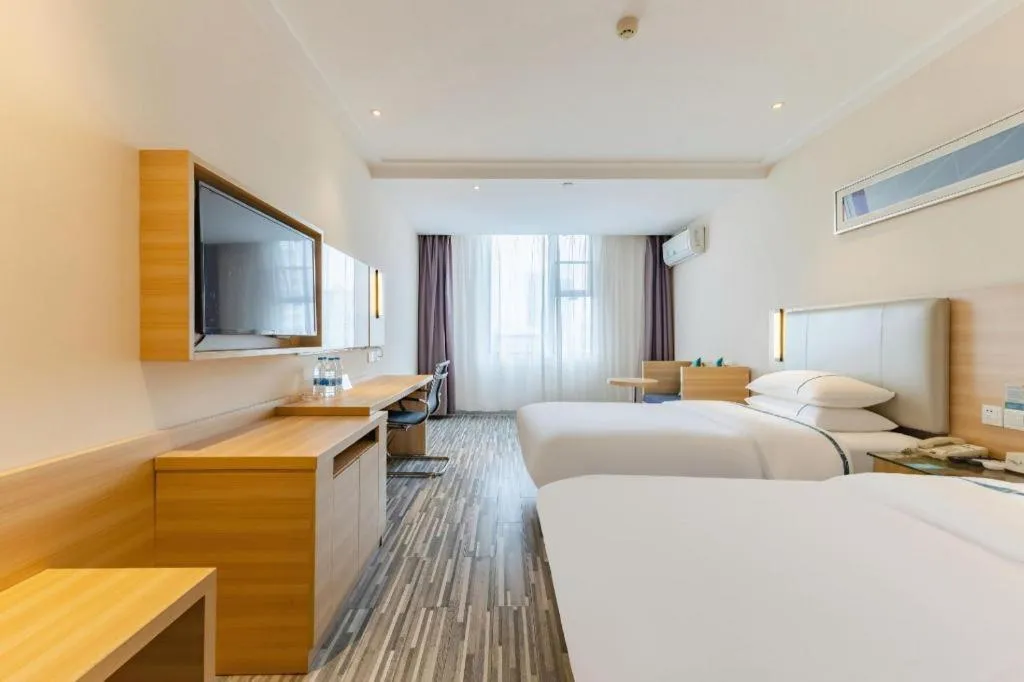 Bed in City Comfort Inn Hefei Anhui Medical University Affiliated Hospital USTC