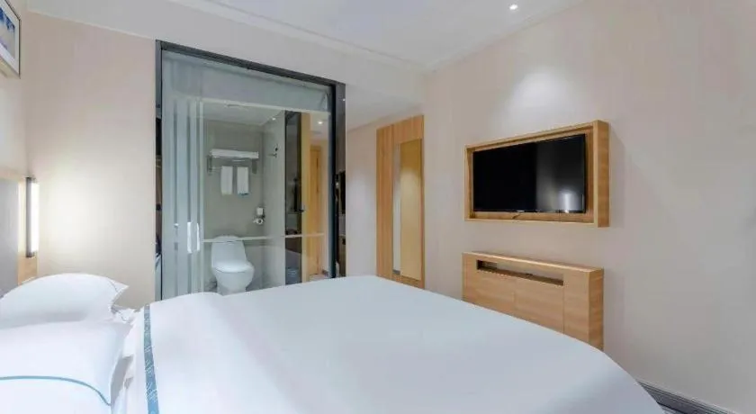 Bed in City Comfort Inn Hefei Anhui Medical University Affiliated Hospital USTC