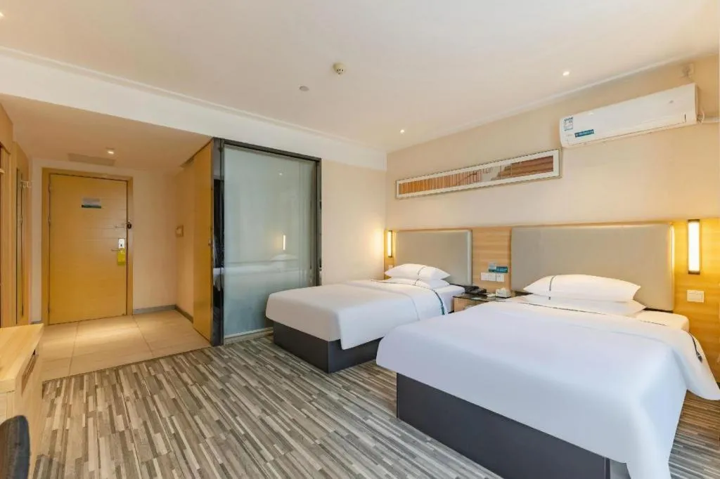 Bed in City Comfort Inn Hefei Anhui Medical University Affiliated Hospital USTC