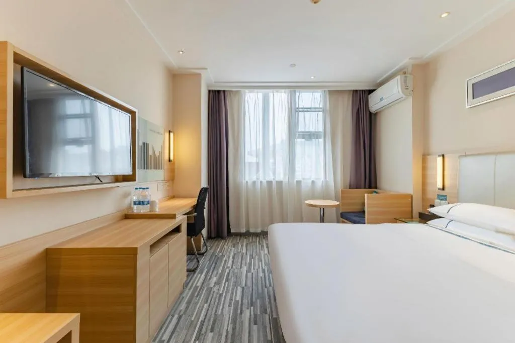 Bed in City Comfort Inn Hefei Anhui Medical University Affiliated Hospital USTC