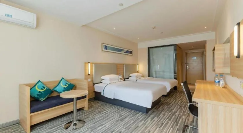 Bed in City Comfort Inn Hefei Anhui Medical University Affiliated Hospital USTC