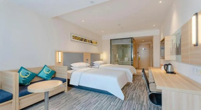 Bed in City Comfort Inn Hefei Anhui Medical University Affiliated Hospital USTC