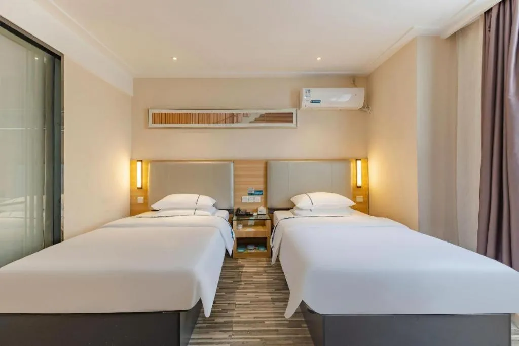 Bed in City Comfort Inn Hefei Anhui Medical University Affiliated Hospital USTC