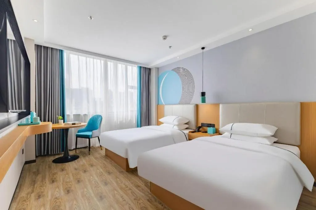 Bed in City Comfort Inn Hefei Anhui Medical University Affiliated Hospital USTC