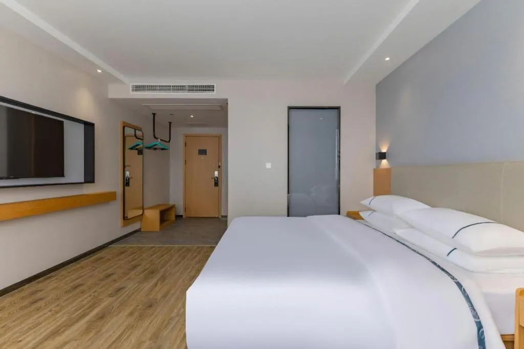 Bed in City Comfort Inn Hefei Anhui Medical University Affiliated Hospital USTC