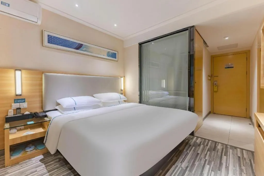 Bed in City Comfort Inn Hefei Anhui Medical University Affiliated Hospital USTC