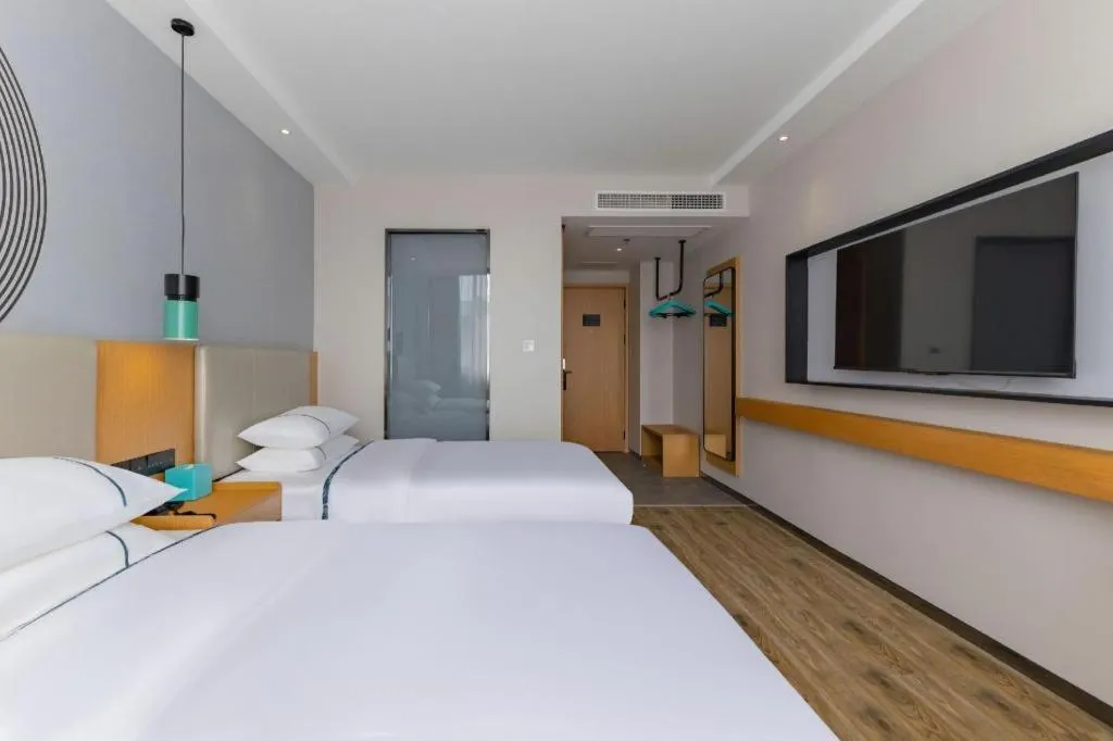 Bed in City Comfort Inn Hefei Anhui Medical University Affiliated Hospital USTC