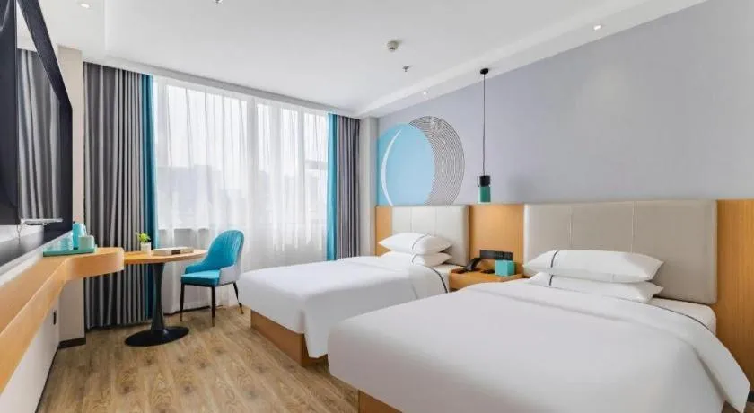 Bed in City Comfort Inn Hefei Anhui Medical University Affiliated Hospital USTC