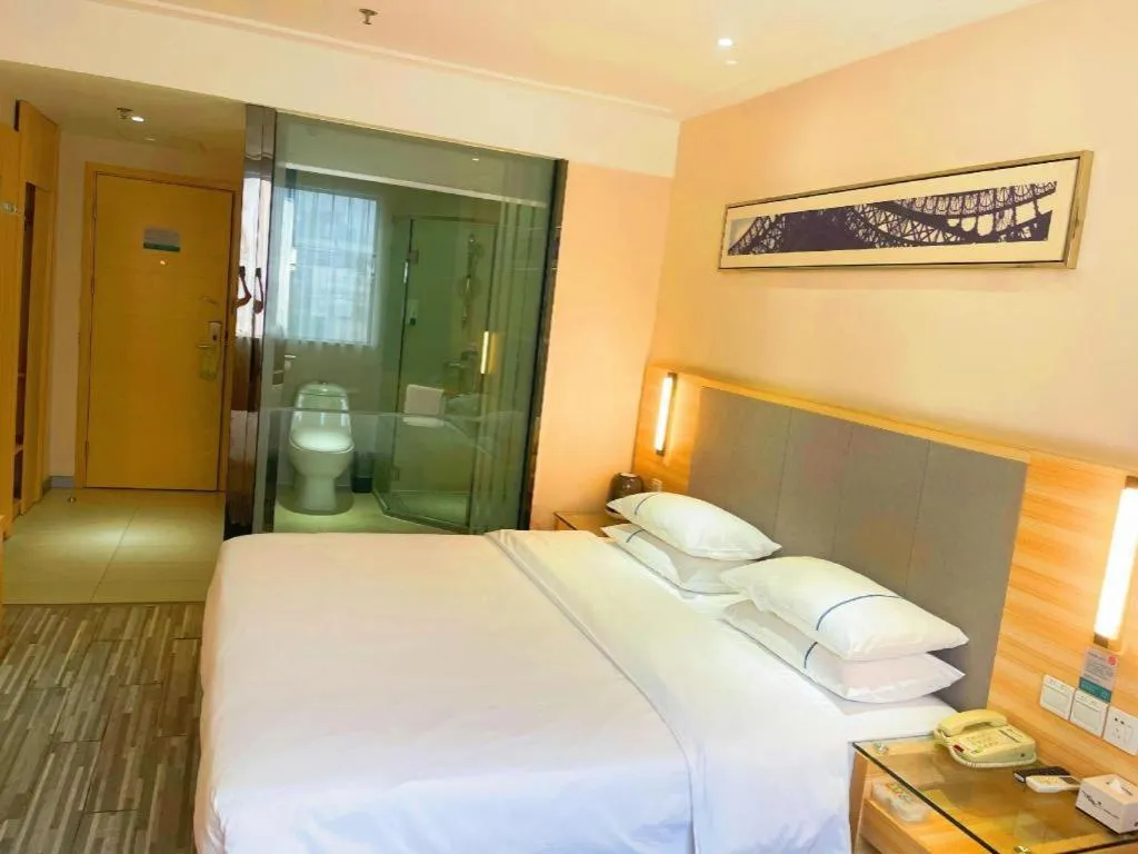 Bed in City Comfort Inn Nanning Railway Station Beihu Nanmian Street