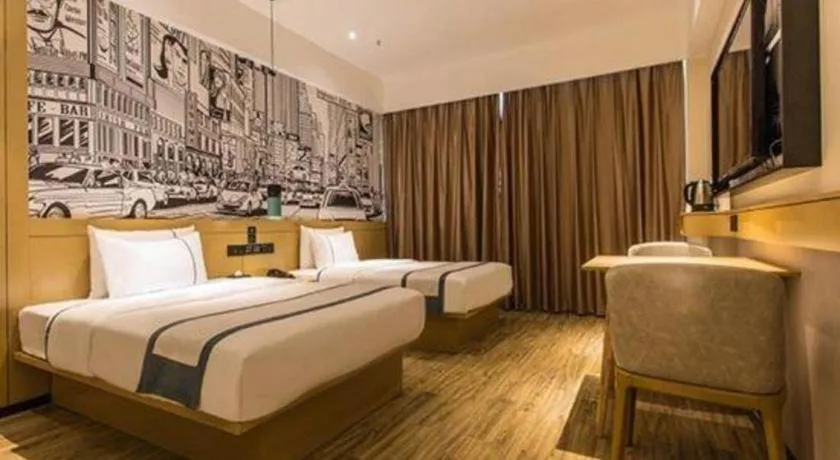 Bed in City Comfort Inn Nanning Jiangnan Wanda Plaza