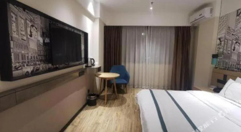 Bed in City Comfort Inn Nanning Jiangnan Wanda Plaza