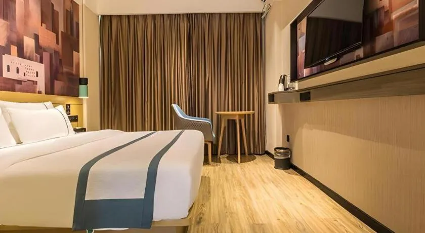 Bed in City Comfort Inn Nanning Jiangnan Wanda Plaza